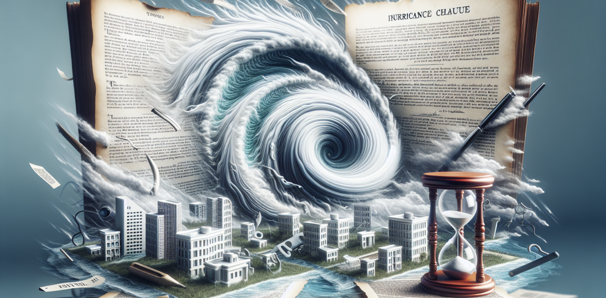 how does commercial insurance policy define hurricane risk